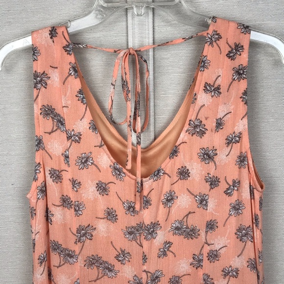 Altar’d State Peach Daisy Floral Sun Dress Small - Picture 3 of 6